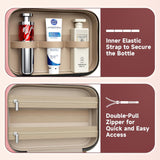 Carica l'immagine nel visualizzatore di Gallery, Beauty case da viaggio, borsa da viaggio portatile con gancio per appendere, per donna, impermeabile, con astuccio per il trucco e accessori organizer da viaggio.